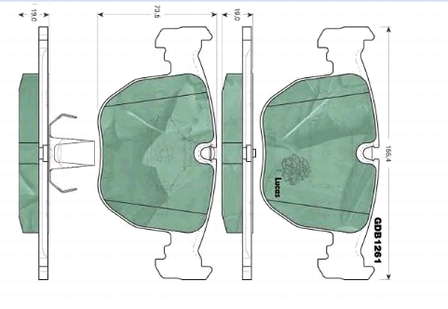Гальмівні колодки BMW 34111165227 ціна, від 33.76 USD