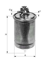 Фільтр тонкого очищення палива VAG 2D0127399 ціна, від 15.31 USD