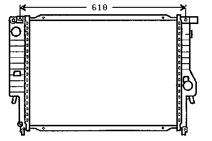 Радіатор основний BMW 17112241912 ціна, від 114.75 USD