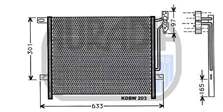 Купити 64538377614 BMW Радіатор системи охолодження кондиціонера