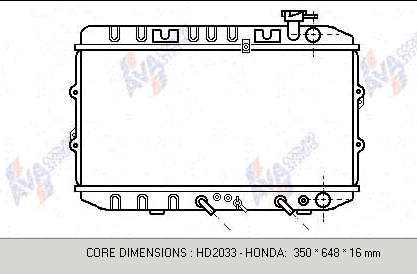 Купити 19010PE1675 Honda Радіатор двигуна