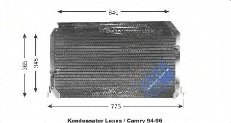 8846033060 Toyota Конденсатор