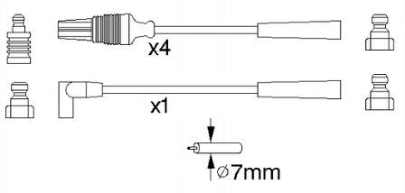 Дроти запалювання Champion LS48 ціна, від 19.07 USD
