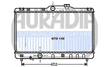 Купити 1640016491 Toyota Радіатор двигуна
