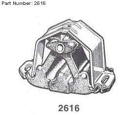2616 Market (OEM) подушка (опора двигуна, права)
