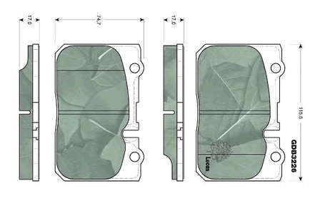 Купити 0446550060 Toyota Колодки гальмівні передні, дискові
