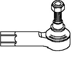 Накінечник рульової тяги, зовнішній 0009949218 Fiat/Alfa/Lancia