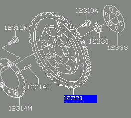 Ободок маховика на Nissan X-Trail  T30