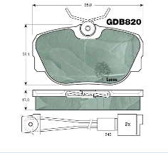 Гальмівні колодки BMW 34111161347 ціна, від 16.45 USD