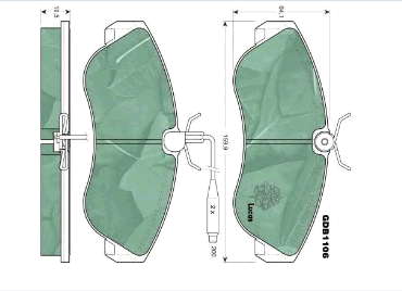 77362209 Fiat/Alfa/Lancia Передні гальмівні колодки
