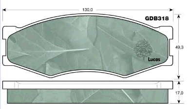 Колодки гальмівні передні, дискові 116411 FEBI