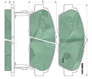 Купити 45022SS0525 Honda Колодки гальмівні передні, дискові
