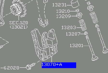 Натягувач ланцюга балансировочного вала 130706N215 Nissan