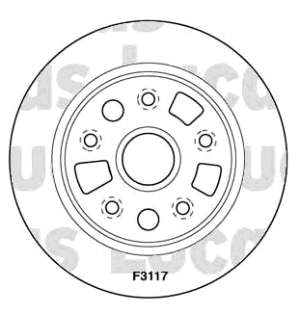 Гальмівні диски GJ2526251 Mazda