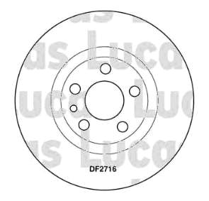 Диск переднього гальма Fiat/Alfa/Lancia 71738908 ціна, від 34.26 USD