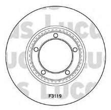 5812944010 Hyundai/Kia Гальмо дискове переднє