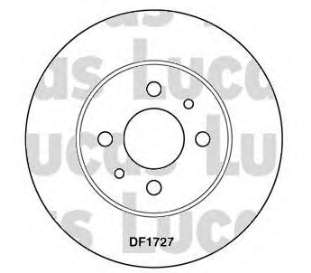 Диск гальмівний передній 4448411 Fiat/Alfa/Lancia