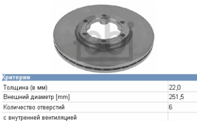 0569801 Opel Гальмо дискове переднє