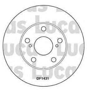 Диск гальмівний передній Toyota 4351233041