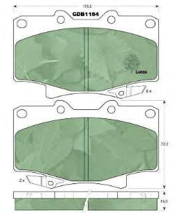 Купити 0446560020 Toyota Колодки гальмівні передні, дискові
