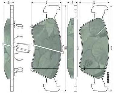0446505040 Toyota Передні гальмівні колодки