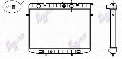 Купити 91146915 Opel Радіатор двигуна