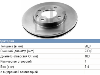 Купити 321615301C VAG Ротор гальмівний