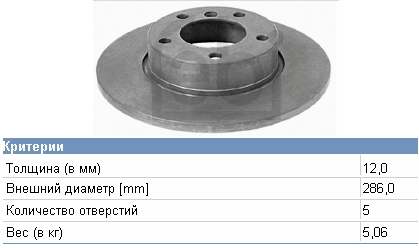 Купити 34111160673 BMW Ротор гальмівний
