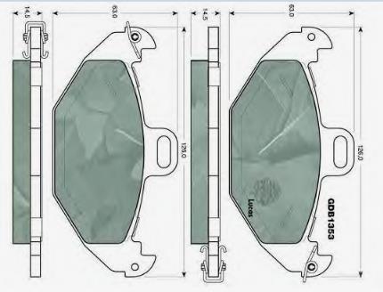 Купити 7701205491 Renault (RVI) Задні колодки