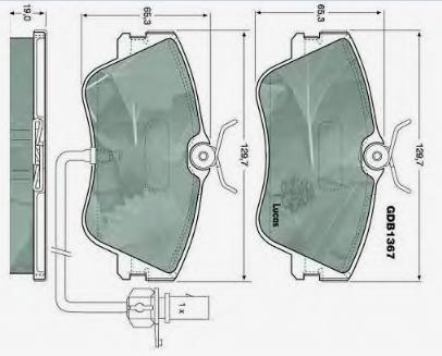 Гальмівні колодки VAG 7D0698151B ціна, від 23.90 USD