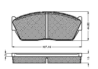 45022SA0680 Honda Передні гальмівні колодки