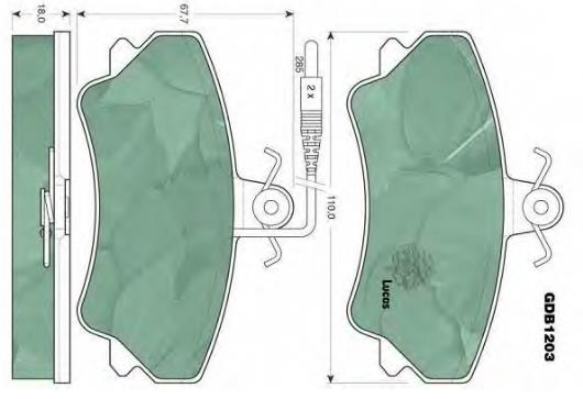 Купити 6025170586 Renault (RVI) Задні колодки