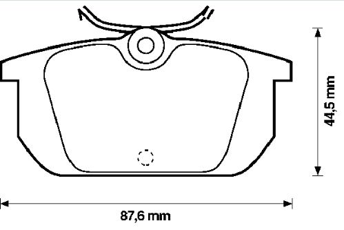 Купити 9941605 Fiat/Alfa/Lancia Задні колодки
