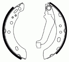 Колодки гальмові задні, барабанні 4406099B26 Nissan/Infiniti