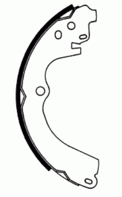 Колодки гальмові задні, барабанні Subaru 26257AA030 ціна, від 20.93 USD