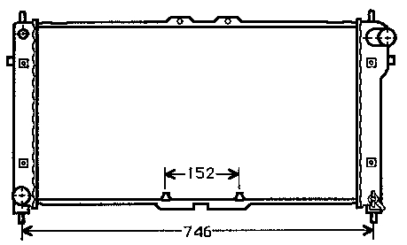 Радіатор основний Mazda K81715200C ціна, від 78.81 USD