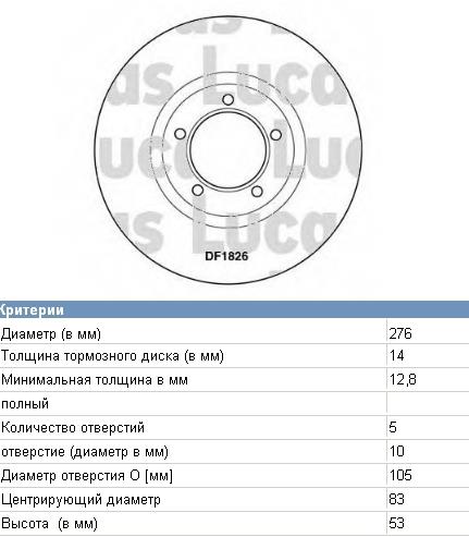 Купити 08308910 Brembo Ротор гальмівний