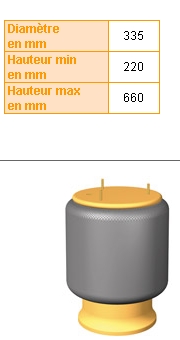 Пневмоподушка задня Febi 39047