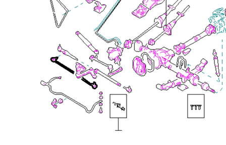 Тяга рульова в зборі 4868027J15 Nissan