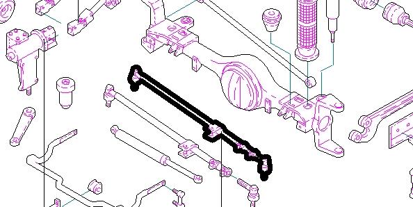 Купити ANR3825 Land Rover Тяга рульова в зборі, ліва