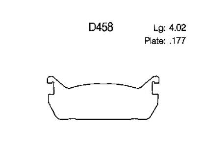 Колодки гальмові задні, дискові F1CZ2200A Ford