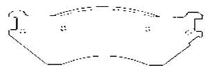 F75Z2001AA Ford Передні гальмівні колодки
