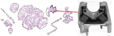 Купити 5682512 Opel Подушка коробки передач