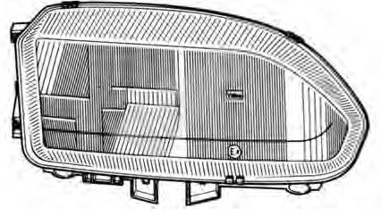 Фара ліва 7701035044 Renault (RVI)