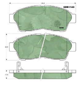 0446520120 Toyota Передні гальмівні колодки