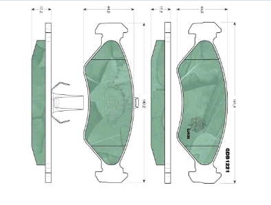 Гальмівні колодки Ford 5025929 ціна, від 15.56 USD