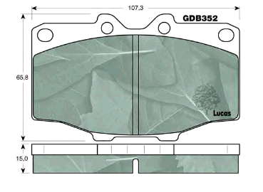 0446535170 Toyota Передні гальмівні колодки