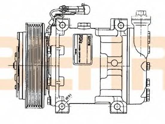 Купити 60814396 Fiat/Alfa/Lancia Компресор кліматичної установки