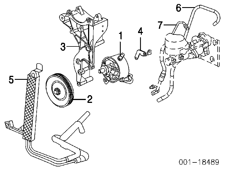 Кронштейн генератора 12554030 General Motors