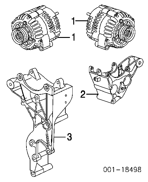 Генератор General Motors 10464476 ціна, від 196.53 USD